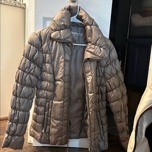 Kenneth Cole Taupe Puffer Jacket